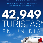 Collado resalta el buen momento de RD: “42,949 turistas por vía aérea en un día”