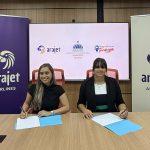 Arajet sella alianza para impulsar inserción laboral de jóvenes dominicanos