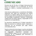 COMUNICADO